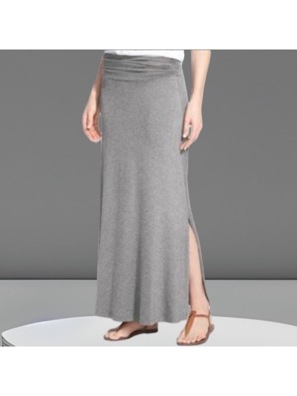 Rock & Republic Gray Maxi Skirt Sz XS
